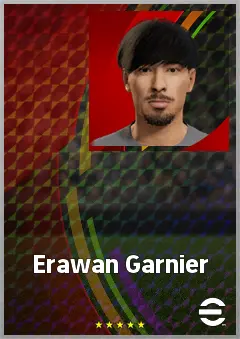 Erawan Garnier eFootball 2026 player card, 60 OVR RWF