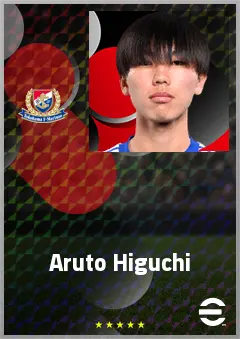 Higuchi Aruto eFootball 2026 player card, 60 OVR CMF