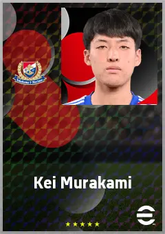Murakami Kei eFootball 2026 player card, 60 OVR RB