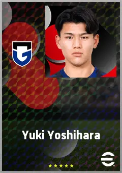 Yoshihara Yuki eFootball 2026 player card, 60 OVR DMF