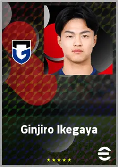 Ikegaya Ginjiro eFootball 2026 player card, 61 OVR RB