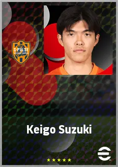 Suzuki Keigo eFootball 2026 player card, 56 OVR DMF