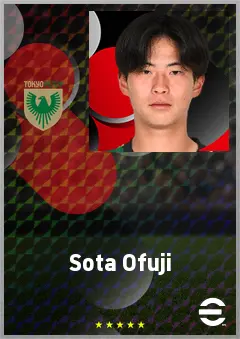 Ofuji Sota eFootball 2026 player card, 59 OVR CF