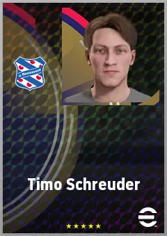 Timo Schreuder eFootball 2026 player card, 61 OVR GK