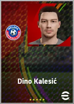 Dino Kalesić eFootball 2026 player card, 63 OVR AMF