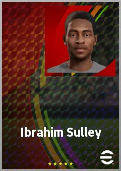Ibrahim Sulley eFootball 2026 player card, 61 OVR CMF