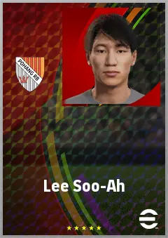 Lee Soo-Ah eFootball 2026 player card, 59 OVR AMF