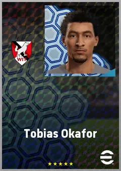 Tobias Okafor eFootball 2026 player card, 61 OVR LB