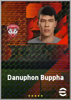 Danuphon Buppha eFootball 2026 player card, 59 OVR CMF