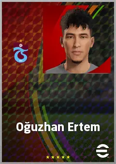 Oğuzhan Ertem eFootball 2026 player card, 59 OVR AMF