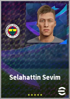 Selahattin Sevim eFootball 2026 player card, 59 OVR CF