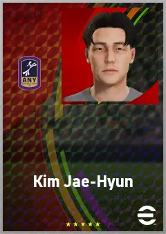 Kim Jae-Hyun eFootball 2026 player card, 62 OVR LB