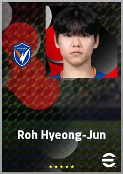 Roh Hyeong-Jun eFootball 2026 player card, 60 OVR CB