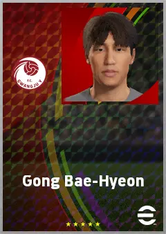 Gong Bae-Hyeon eFootball 2026 player card, 61 OVR CB