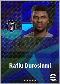Rafiu Durosinmi eFootball 2026 player card, 67 OVR CF