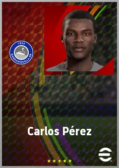 Carlos Pérez eFootball 2026 player card, 62 OVR CB