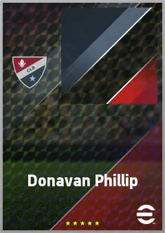 Donavan Phillip eFootball 2026 player card, 64 OVR CF