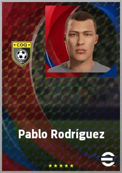 Pablo Rodríguez eFootball 2026 player card, 64 OVR AMF