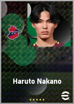 Nakano Haruto eFootball 2026 player card, 63 OVR CB