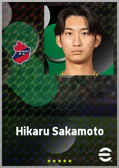 Sakamoto Hikaru eFootball 2026 player card, 61 OVR CB