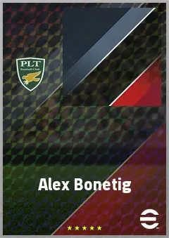 Alex Bonetig eFootball 2026 player card, 69 OVR CB