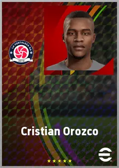 Cristian Orozco eFootball 2026 player card, 64 OVR DMF