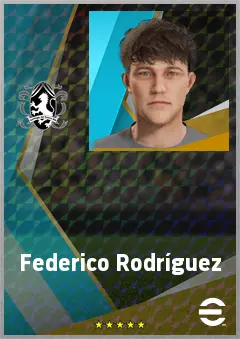 Federico Rodríguez eFootball 2026 player card, 64 OVR CMF