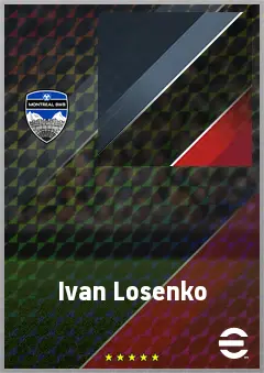 Ivan Losenko eFootball 2026 player card, 66 OVR CMF