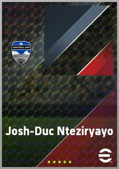 Josh-Duc Nteziryayo eFootball 2026 player card, 61 OVR DMF