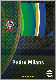 Pedro Milans eFootball 2026 player card, 70 OVR RB