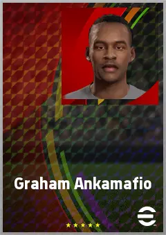 Graham Ankamafio eFootball 2026 player card, 61 OVR CB