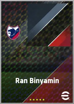 Ran Binyamin eFootball 2026 player card, 69 OVR CMF