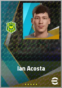 Ian Acosta eFootball 2026 player card, 63 OVR CB