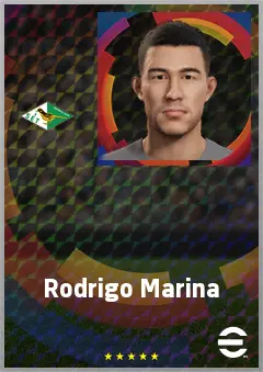 Rodrigo Marina eFootball 2026 player card, 63 OVR CF