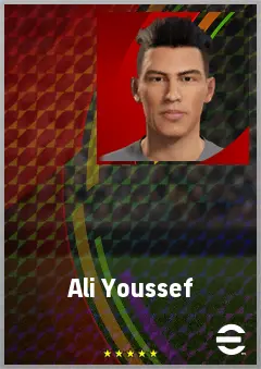 Ali Youssef eFootball 2026 player card, 70 OVR CB