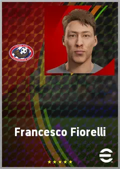 Francesco Fiorelli eFootball 2026 player card, 65 OVR CF