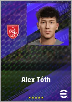 Alex Tóth eFootball 2026 player card, 73 OVR CMF