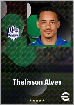 Thalisson Alves eFootball 2026 player card, 61 OVR DMF