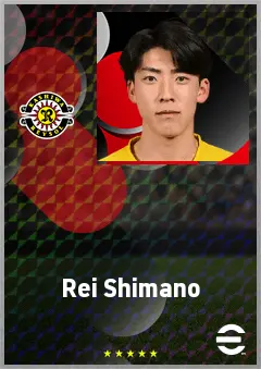 Shimano Rei eFootball 2026 player card, 60 OVR DMF