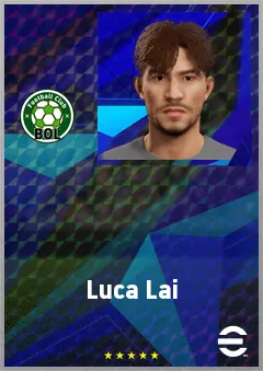Luca Lai eFootball 2026 player card, 64 OVR CMF