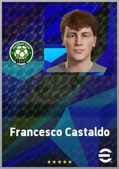 Francesco Castaldo eFootball 2026 player card, 64 OVR CF