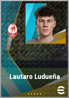 Lautaro Ludueña eFootball 2026 player card, 63 OVR LB