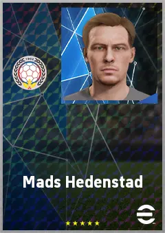 Mads Hedenstad eFootball 2026 player card, 69 OVR GK