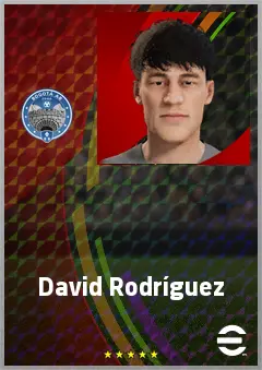 David Rodríguez eFootball 2026 player card, 63 OVR GK