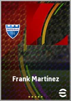 Frank Martínez eFootball 2026 player card, 60 OVR CMF