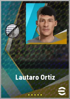 Lautaro Ortiz eFootball 2026 player card, 63 OVR AMF
