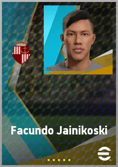 Facundo Jainikoski eFootball 2026 player card, 62 OVR CF