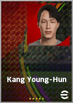 Kang Young-Hun eFootball 2026 player card, 62 OVR CB