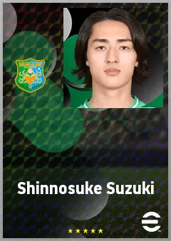 Suzuki Shinnosuke eFootball 2026 player card, 60 OVR CB