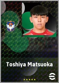 Matsuoka Toshiya eFootball 2026 player card, 60 OVR RB